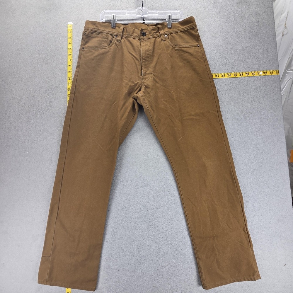Filson Pants Mens 36x32 Brown Tin Cloth Original Dry Workwear Casual 5‎ Pocket